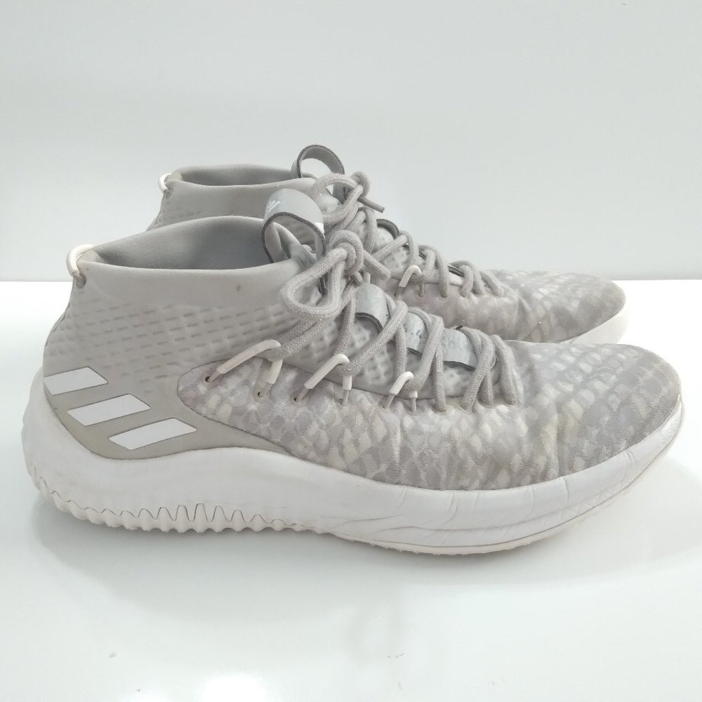 Adidas Dame 4 Grey Damian Lillard Mens Sneakers